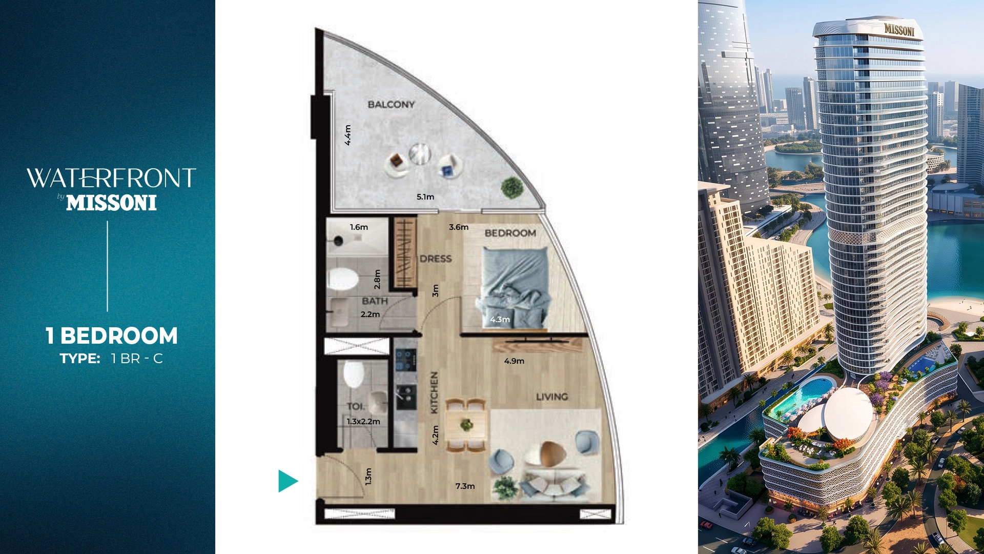 1 BR